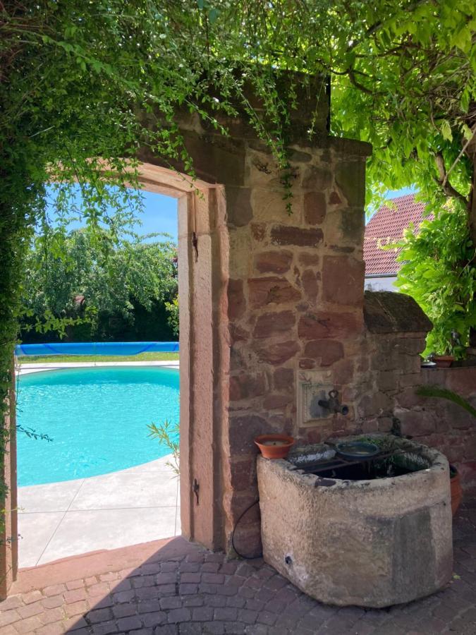 Le Grenier - Piscine Et Spa Марльонайм Екстериор снимка